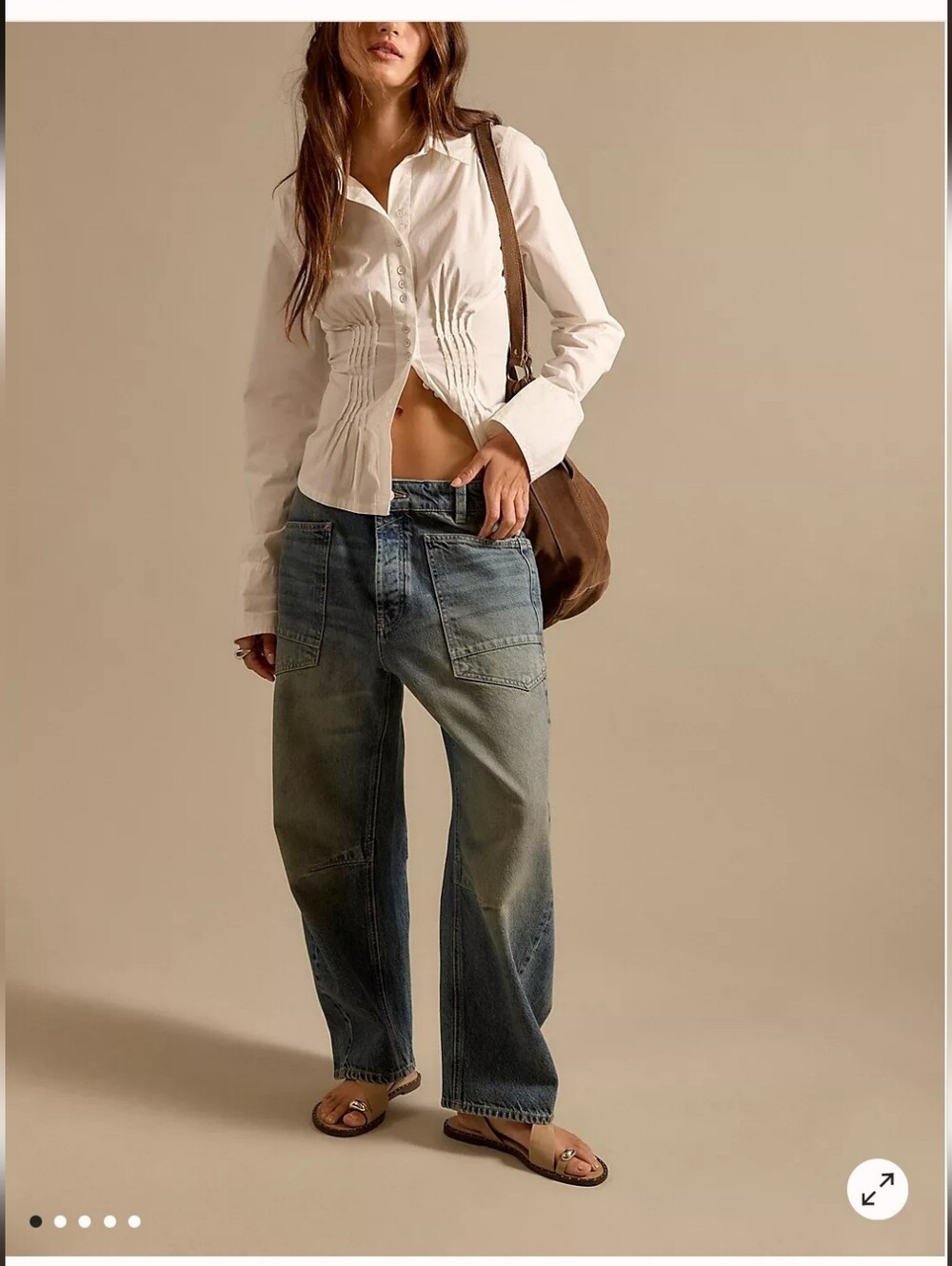 NWOT We The Free Minimalist Moxie Barrel Jeans